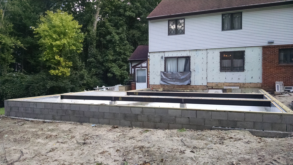 Foundation repair and Crawl space build